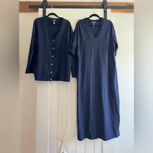 Lauren Ralph Lauren dress & sweater set